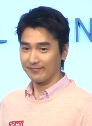 Mark Chao at an event, facing the camera